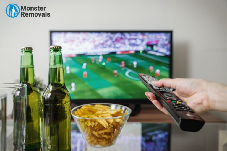 Moving a FlatScreen TV in Freezing Temperatures Monster Removals